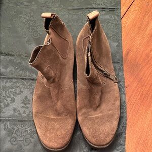 Guess Men's Brown Suede Ankle Boots